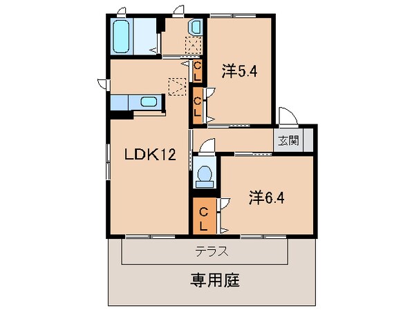 シャーメゾン今福の物件間取画像